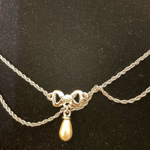 Signed Christian Dior Pearl Necklace - Picture 2 of 3